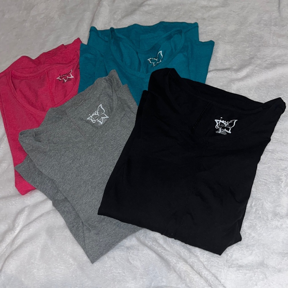 Just my size 4 assorted half sleeve women’s shirts all 3X never worn